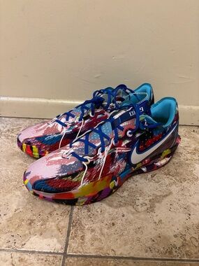 Nike Air Zoom GT Cut 3 x Jewell Loyd Paint Splatter Shoes IF2523-100 Men Size 17